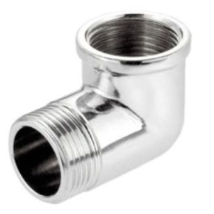 Krómozott könyök KB 1/2"