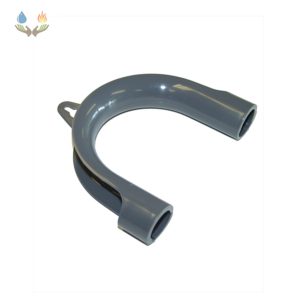 Mosógépkifolyóhoz tömlőtartó pipa