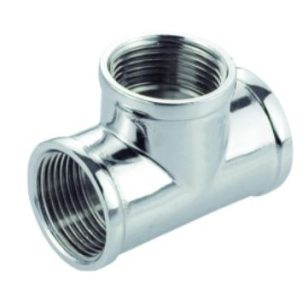 Krómozott T idom 1/2"